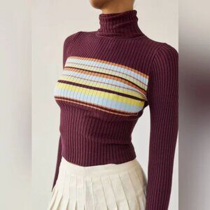 Urban Outfitters BDG Hudson turtleneck sweater.Stretchy Cotton/viscose blend- XS